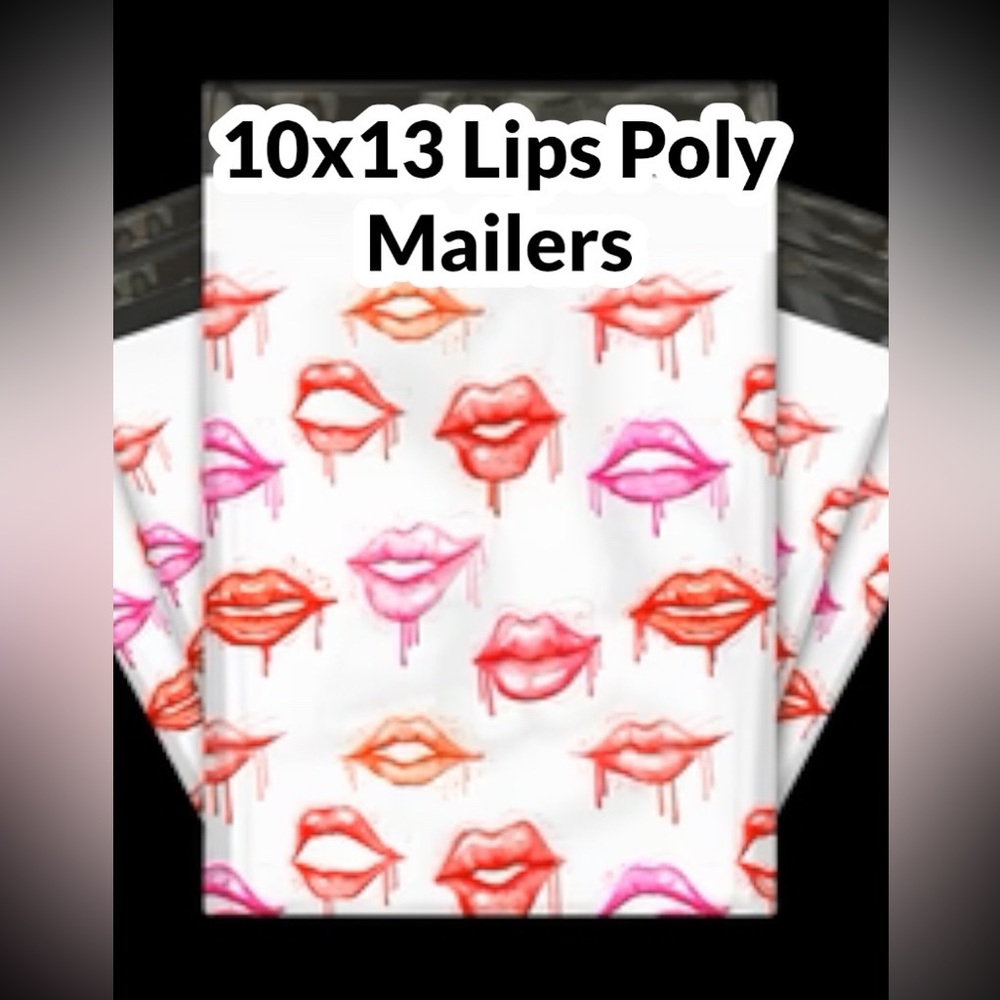 🆑 Lips 👄 Kiss  Poly Mailers 10x13 Pack of 25 - Picture 3 of 4
